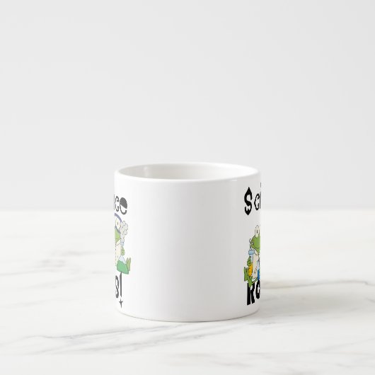 Frogs Science Rocks Espresso Kop (Voorkant)