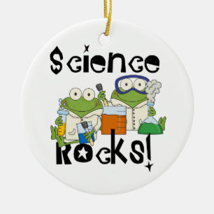 Frogs Science Rocks Keramisch Ornament