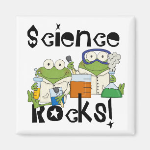 Frogs Science Rocks Magneet