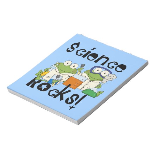 Frogs Science Rocks Notitieblok (Linkerzijde)