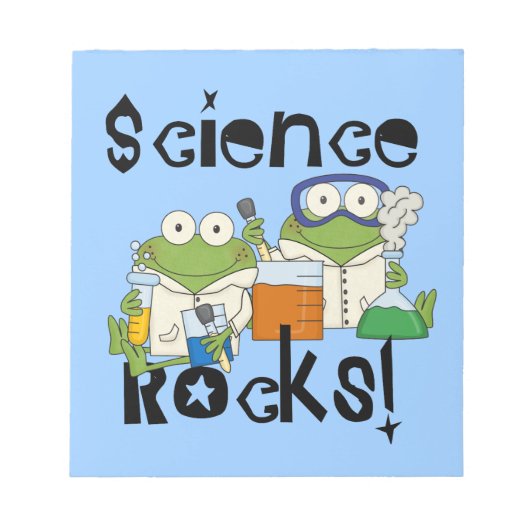 Frogs Science Rocks Notitieblok (Voorkant)