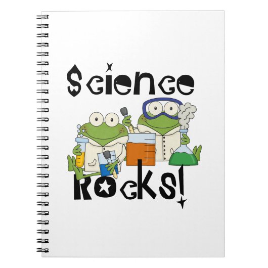 Frogs Science Rocks Notitieboek (Voorkant)
