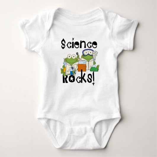 Frogs Science Rocks Romper (Voorkant)