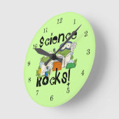Frogs Science Rocks Ronde Klok (Hoek)