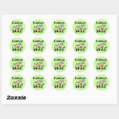 Frogs Science Rocks Ronde Sticker (Vel)