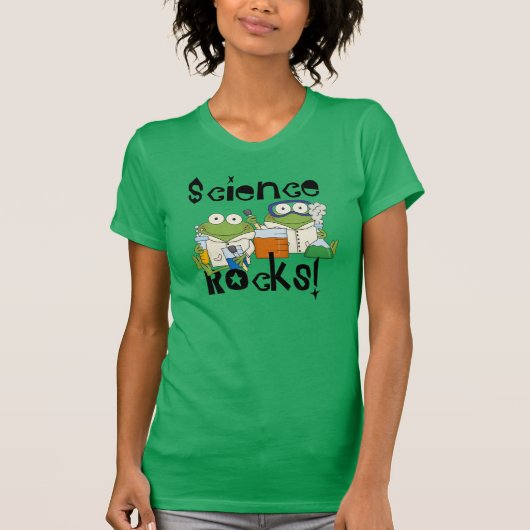 Frogs Science Rocks T-shirt (Voorkant)