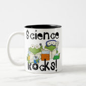 Frogs Science Rocks Tweekleurige Koffiemok (Links)