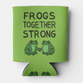 Frogs Together Strong Portland Frog Protest Blikjeskoeler (Voorkant)