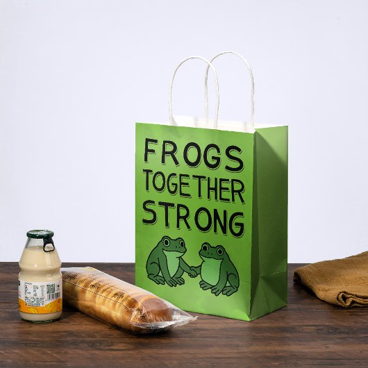 Frogs Together Strong Portland Frog Protest Medium Cadeauzakje