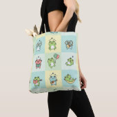 Frogs with Tiny Hobbies Tote Bag (Dichtbij)