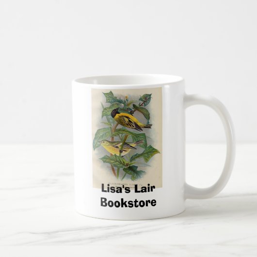 Frohawk - Zwarte Siskin Koffiemok (Rechts)