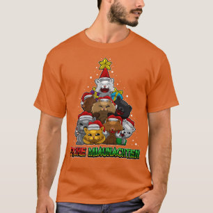 Frohe Miaunachten Katzenbesitzer Weihnachten Katz T-shirt