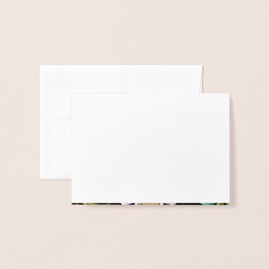 Frohe Ostern 2 Folie Kaarten (Voorkant met envelop)