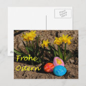 Frohe Ostern Briefkaart (Voorkant / Achterkant)