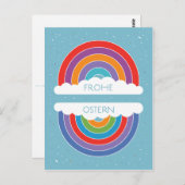 Frohe Ostern Briefkaart (Voorkant / Achterkant)