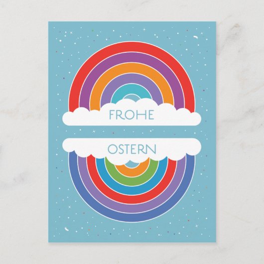 Frohe Ostern Briefkaart (Voorkant)