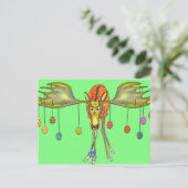 Frohe Ostern Briefkaart (Staand voorkant)