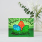 Frohe Ostern Briefkaart (Staand voorkant)