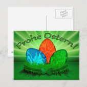 Frohe Ostern Briefkaart (Voorkant / Achterkant)