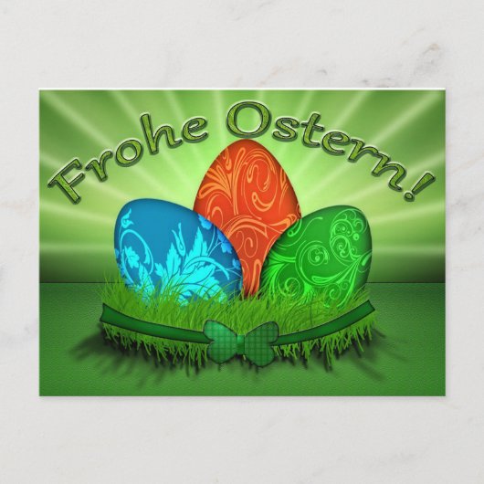 Frohe Ostern Briefkaart (Voorkant)