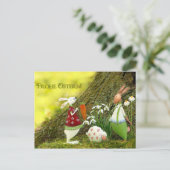 Frohe Ostern Briefkaart (Staand voorkant)