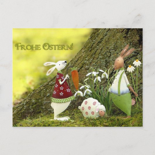 Frohe Ostern Briefkaart (Voorkant)