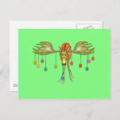 Frohe Ostern Briefkaart (Voorkant / Achterkant)