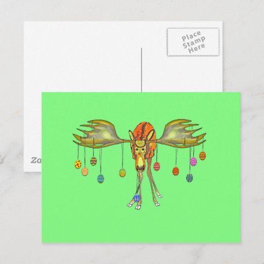 Frohe Ostern Briefkaart (Voorkant / Achterkant)