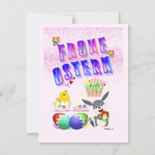 Frohe Ostern Briefkaart