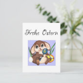Frohe Ostern Briefkaart (Staand voorkant)