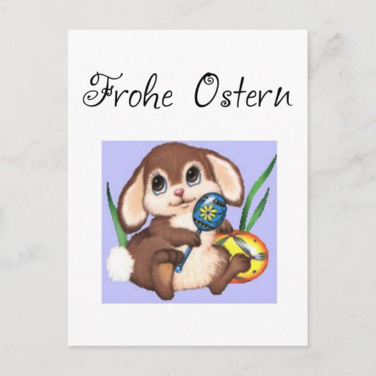Frohe Ostern Briefkaart (Voorkant)