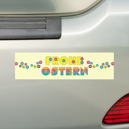 Frohe Ostern Bumpersticker (Op auto)