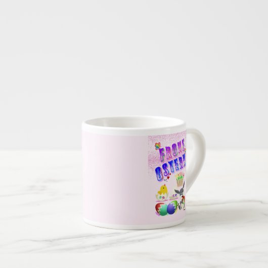 Frohe Ostern Espresso Kop (Voorkant rechts)