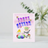 Frohe Ostern Feestdagenkaart (Staand voorkant)