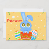 Frohe Ostern! Feestdagenkaart (Voorkant)