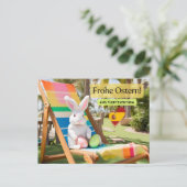 Frohe Ostern Fuerteventura Briefkaart (Staand voorkant)