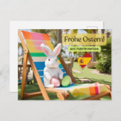 Frohe Ostern Fuerteventura Briefkaart (Voorkant / Achterkant)