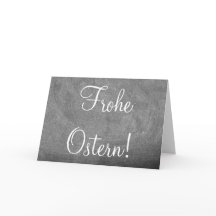 Frohe Ostern German Germany Easter Chalkboard Text
