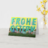 Frohe Ostern Kaart (Gele Bloem)