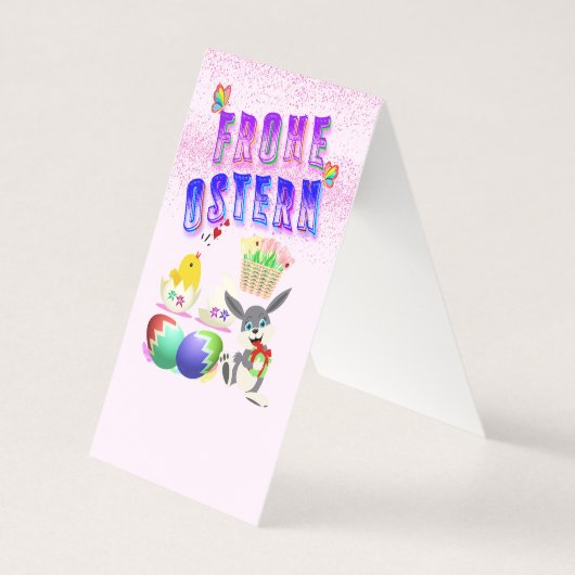 Frohe Ostern Kaart (Voorkant)