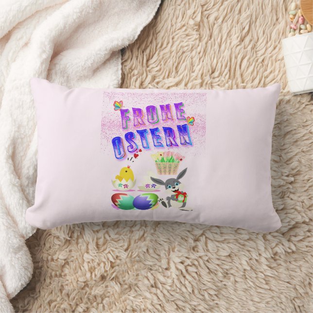 Frohe Ostern Kussen (Deken)