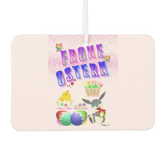 Frohe Ostern Luchtverfrisser (Voorkant)