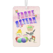 Frohe Ostern Luchtverfrisser (Achterkant)