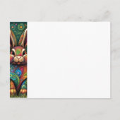 Frohe Ostern - Osterhase in Blumen 2 Briefkaart (Voorkant)