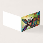 Frohe Ostern - Osterhase in Blumen Kaart (Buitenkant)