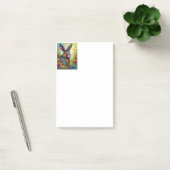 Frohe Ostern - Osterhase in Blumen Post-it® Notes (Kantoor)