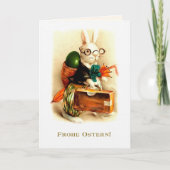 Frohe Ostern. PaasKaart in het Duits Feestdagen Kaart (Voorkant)