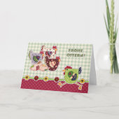 Frohe Ostern. Pasen Kaarten in het Duits (Voorkant)