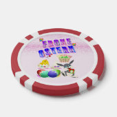 Frohe Ostern Poker Chips (Enkel)