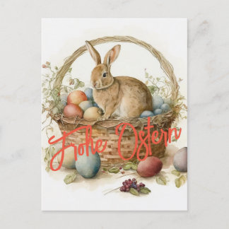 Frohe Ostern Postkarte Briefkaart